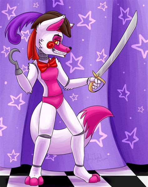 Funtime Foxy Five Nights At Freddys By Artyjoyful On Deviantart