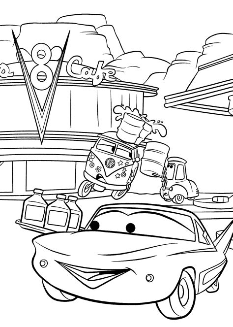 Disney Cars Printable Coloring Pages