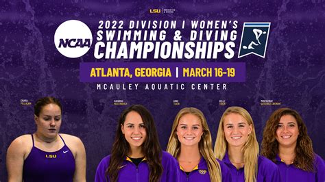 Lsu Sending Five Woman Contingent To Ncaa Swimming Diving Championships Tiger Rag