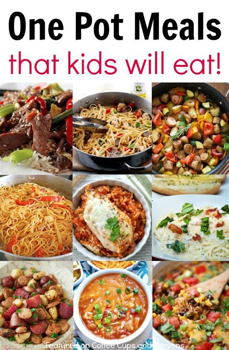 Kid Friendly One Pot Meals | One pot meals, Recipes, Easy ...