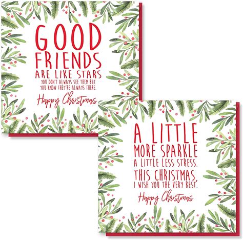 punkcards christmas card for friends pack of 10 cards multipack christmas cards xmas for