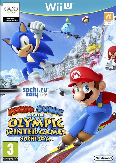 Mario And Sonic At The Sochi 2014 Olympic Winter Games Jeu Wii U