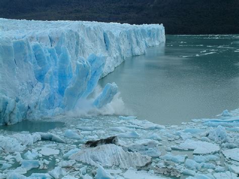Icebergs Falling At The Perito Moreno Glacier