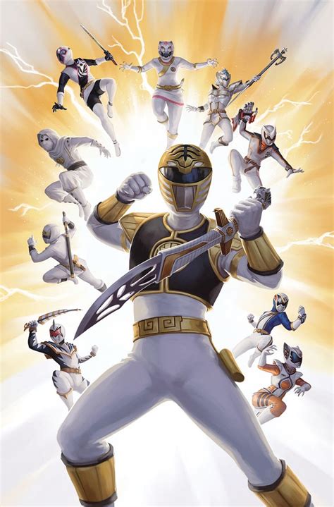 White Rangers By Carlos Villa Power Rangers Comic Power Rangers Zeo