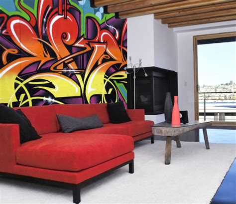 61 graffiti artists share their styles | bombing science. Art of Graffiti: Graffiti Mural in Living Room