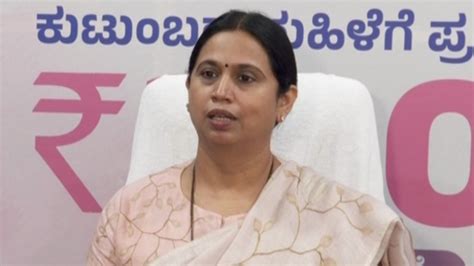 Gruha Lakshmi Launch Most Likely On Monday Evening Announces Minister Lakshmi Hebbalkar