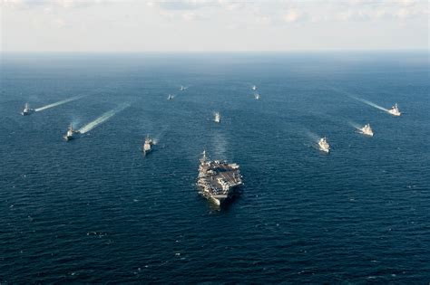 United States Navy John C Stennis Carrier Strike Group Sails In
