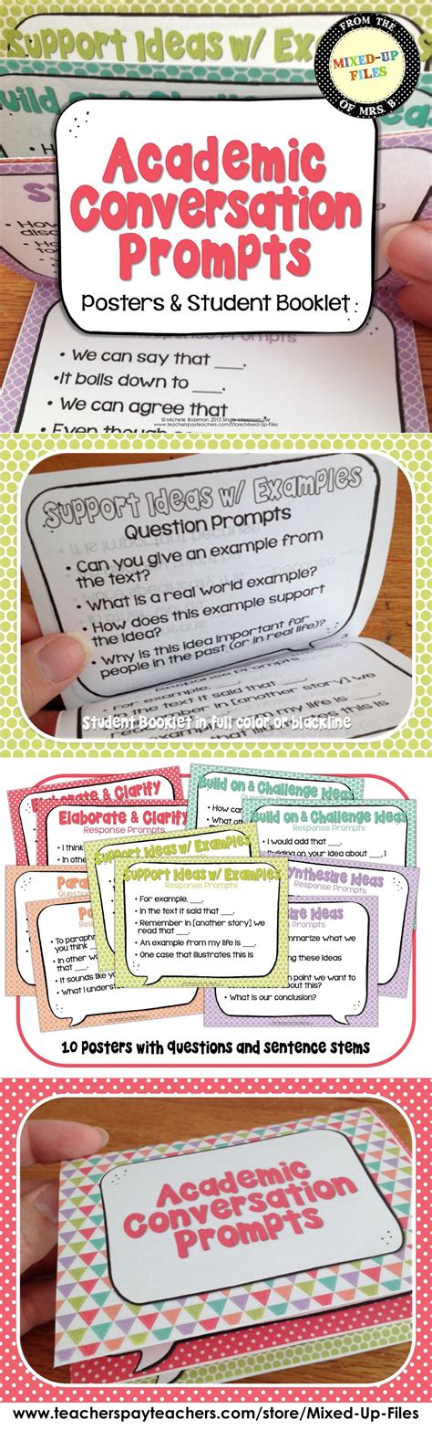 Support Academic Discussion Among Your Students These Posters And