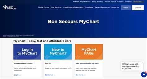 Mychart Bon Secours Pay Bill