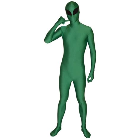 Green Alien Costume Cosplay Adult Halloween Costumes For Men Adult