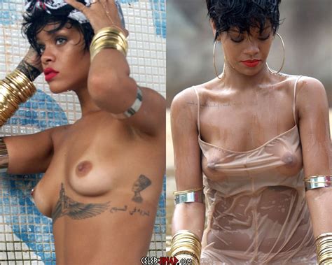Se lanzan tomas descartadas de la sesión de fotos desnuda de Rihanna