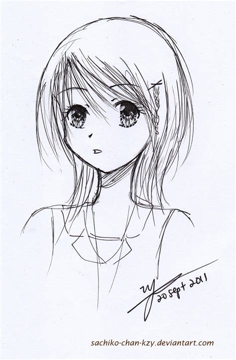 Anime Drawing Practice 9 By Sachiko Chan Kzy On Deviantart