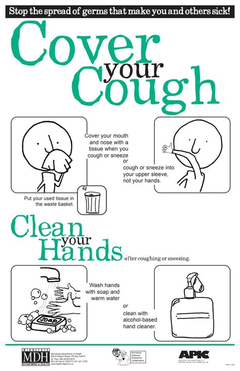 Cough And Sneeze Into Elbows Not Hands