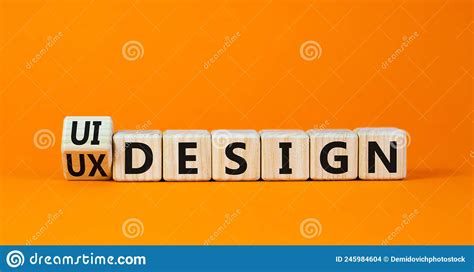 Ux User Experience Design Or Ui User Interface Design Symbol Turned