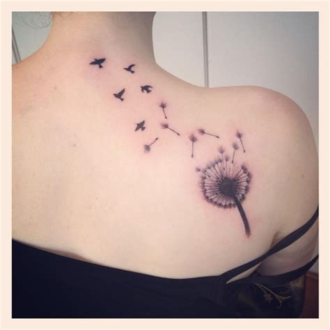 Dandelion Birds Girly Tattoo Girly Tattoos Tattoos Flower Tattoo