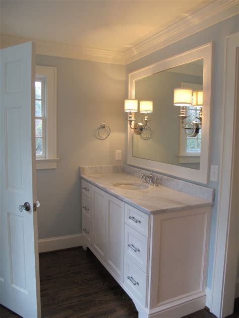 Modern bathroom floor tiles simple on intended fancy tile designs for floors and 2. Blue Bathroom Paint Colors - Transitional - bathroom ...