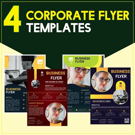 Four Corporate Flyer Templates Masterbundles