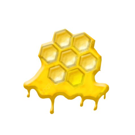 原生態養生蜂蜜蜂巢插畫 原生態 養生 蜂蜜素材圖案，psd和png圖片免費下載