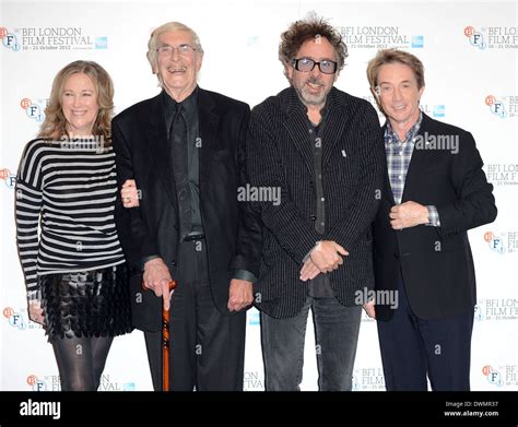 Catherine Ohara Martin Landau Tim Burton And Martin Short 56th Bfi