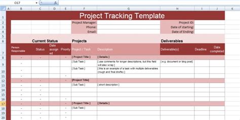 Download printable pdf templates now. 5+ Best free Multiple project tracking template (Excel)
