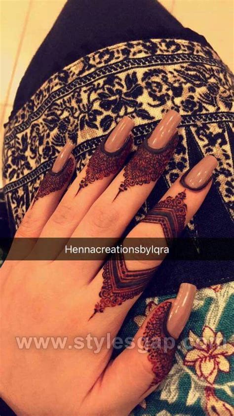 Beautiful Easy Finger Mehndi Designs Styles