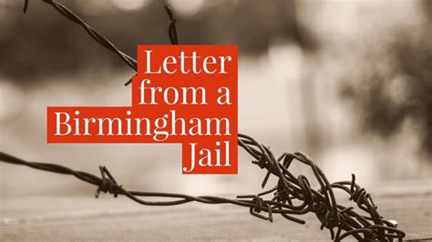 Letter From Birmingham Jail Diagram Quizlet