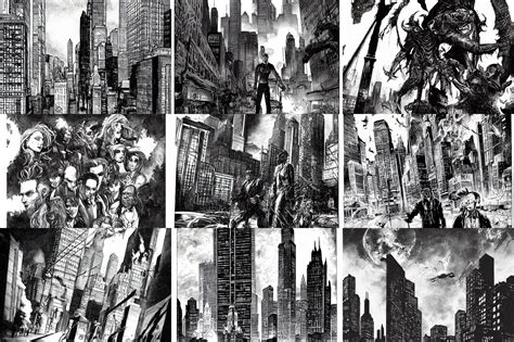 illustration from chicago, chronicles / new world of | Stable Diffusion