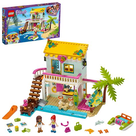Lego Friends Beach House 41428 Building Toy Comes With Andrea And Mia