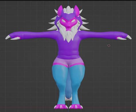 Do Vrchat Avatar Furry Avatar Fursona For Vtuber D Model Vr Chat