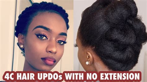 5 Elegant And Simple Natural 4c Hairstyles With No Extensions 2020 Youtube