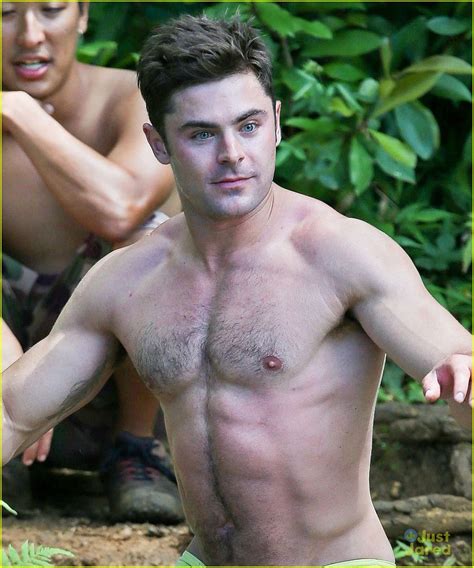 Zac Efron S Shirtless Rope Swing Photos Are Too Hot To Handle Zac