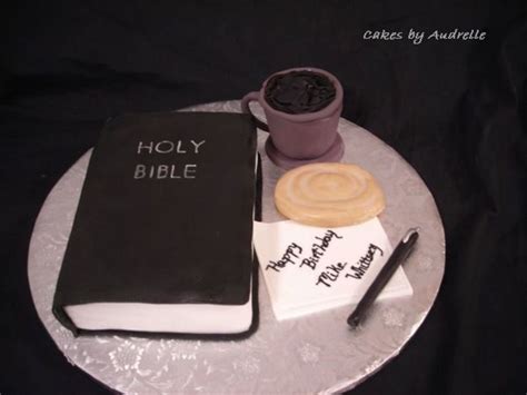Figurine birthday cakes to simple buttercream cakes, rustic to classic wedding cake designs, from geometric cake ideas to watercolour cake inspirations, we celebrate it all!. Bible I did this cake for a pastor's anniversary. It's based on a cake that another CC member ...