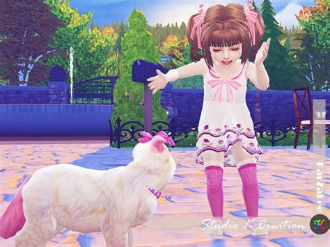 Studio K Creation Dress N4 For Toddler • Sims 4 Downloads