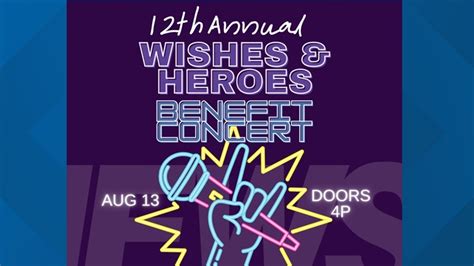 Corey Roses Wishes And Heroes Benefit Concert Is Back Aug 13