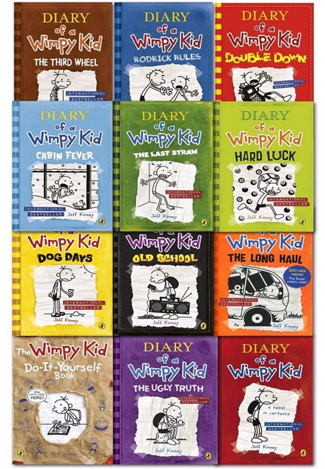 Jeff Kinney Diary Of A Wimpy Kid 3 Books Collection Set Brand New Free