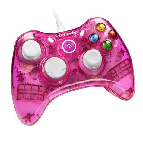 Pdp Rock Candy Wired Controller For Pc Pink Palooza 904 004 Na Pk