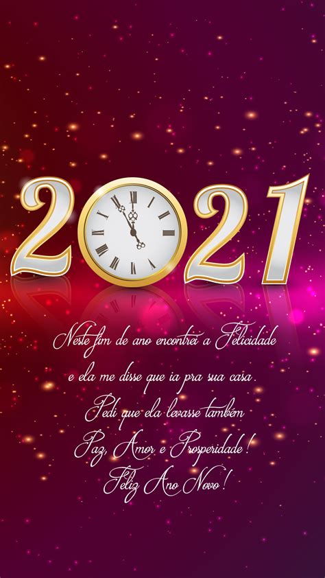 A véspera de ano novo é o último dia do ano. Linda Mensagem de Feliz Ano Novo 2021