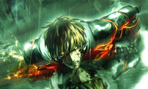 Genos By Kei One Punch Man Genos Wallpaper Lord Boros