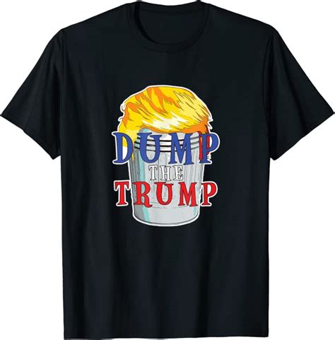 dump the trump funny novelty political t shirt clothing shoes and jewelry