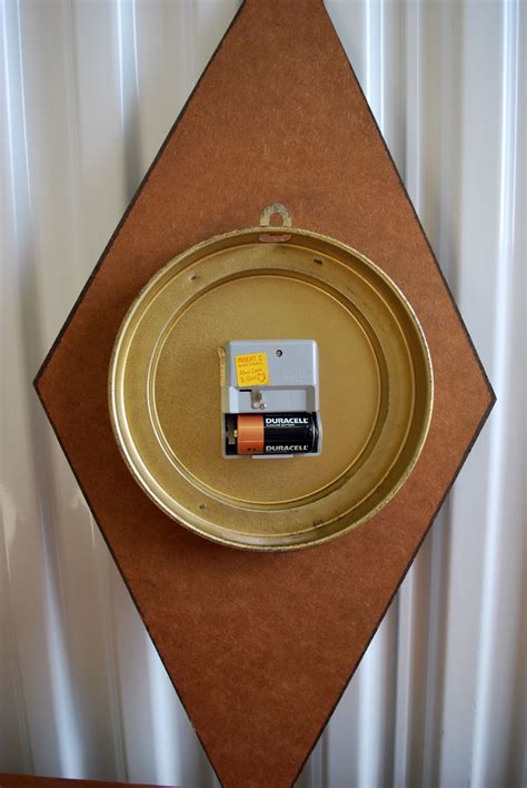 Mid century meow retro atomic cats on blue. junk2funk: Mid-Century Modern Diamond Wall Clock by ...