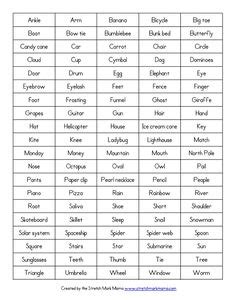 Aircraft america backbone baseball battery bicycle blading bomb bowtie cake circus coal computer cowboy deep dominoes door electricity frog garbage gingerbread man half hockey horse ipad key. List of Pictionary words - medium difficulty | Wednesday ...
