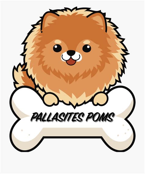 Cute Pomeranian Dog Cartoon Clipart Png Download