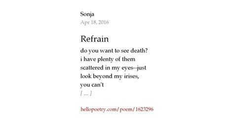 Refrain Poems