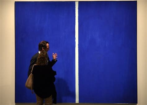 artworks by barnett newman and gerhard richter set auction records