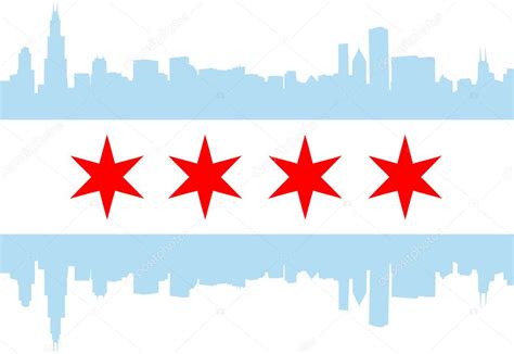 Chicago Flag Stock Vector By ©graphicnado 10472783