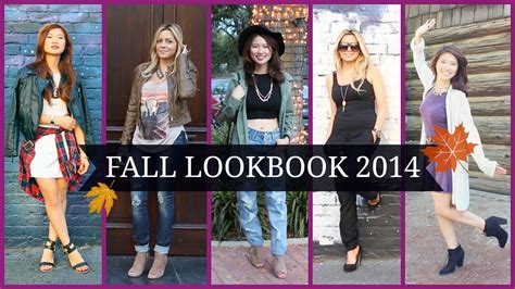 Fall Fashion 2014 Lookbook 9 Outfit Ideas Youtube