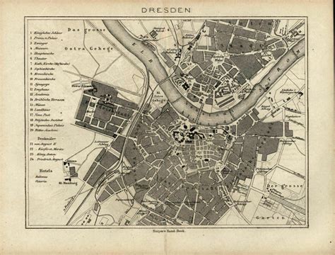 Explore detailed map of dresden, dresden travel map, view dresden city maps with interactive dresden map, view regional highways maps, road situations, transportation, lodging. Dresden Germany urban 1873 detailed old city plan map w ...