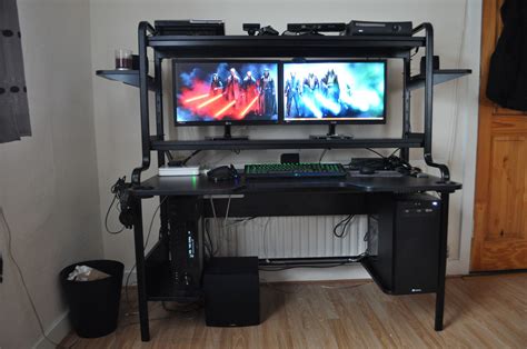 Create a gaming station in your home with the right accessories and a gaming desk. fredde - Google Search | Ikea gaming desk, Computer setup ...