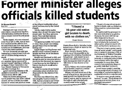 Former Minister Alleges Officials Killed Students