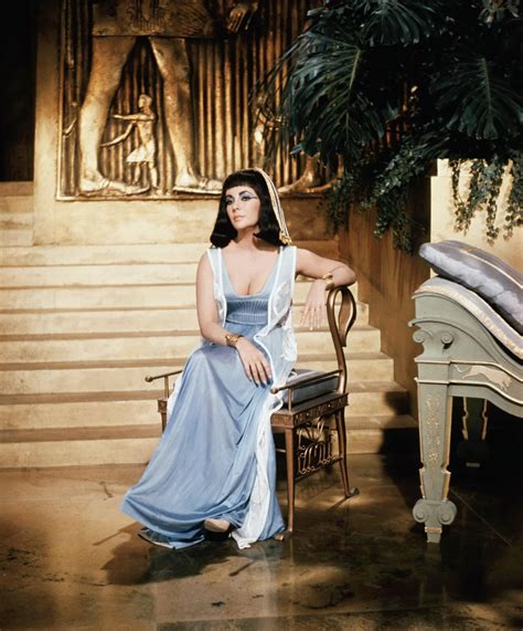 The Most Beautiful Blue Dresses In Cinema Elizabeth Taylor Cleopatra
